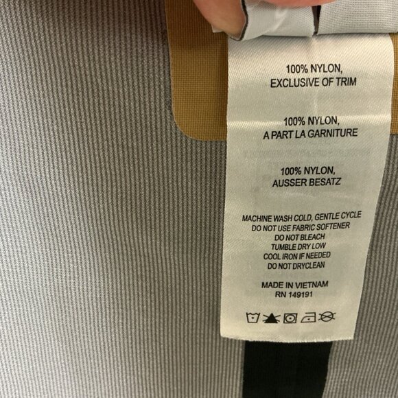 Topo Designs Mens Beige Tan 3L Tech Trench Rain Coat Raincoat S - Picture 9 of 9